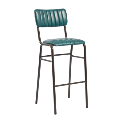 Tavo Stacking Bar Stool Vintage Teal