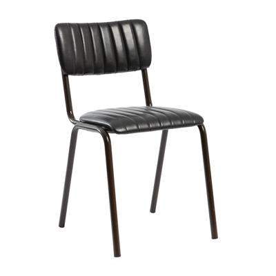 Tavo Stacking Side Chair Vintage Black