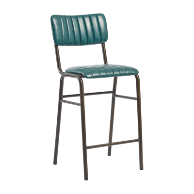 Tavo Stacking Mid Height Bar Stool Vintage Teal