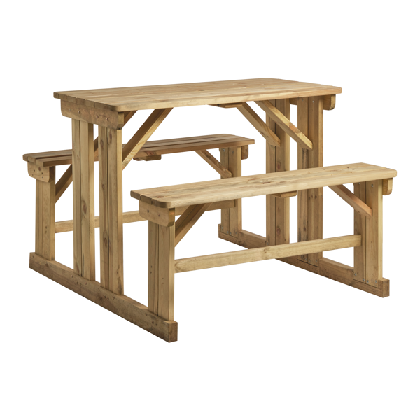 Newport Walk In Bar Height Picnic Bench (1)