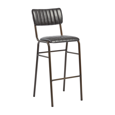 Tavo Stacking Bar Stool Vintage Black