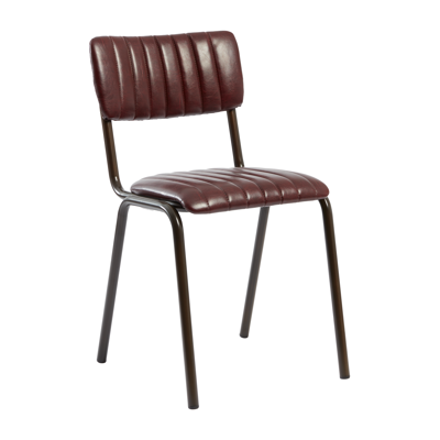 Tavo Stacking Side Chair Vintage Red
