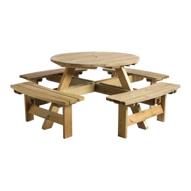 King Round Picnic Bench