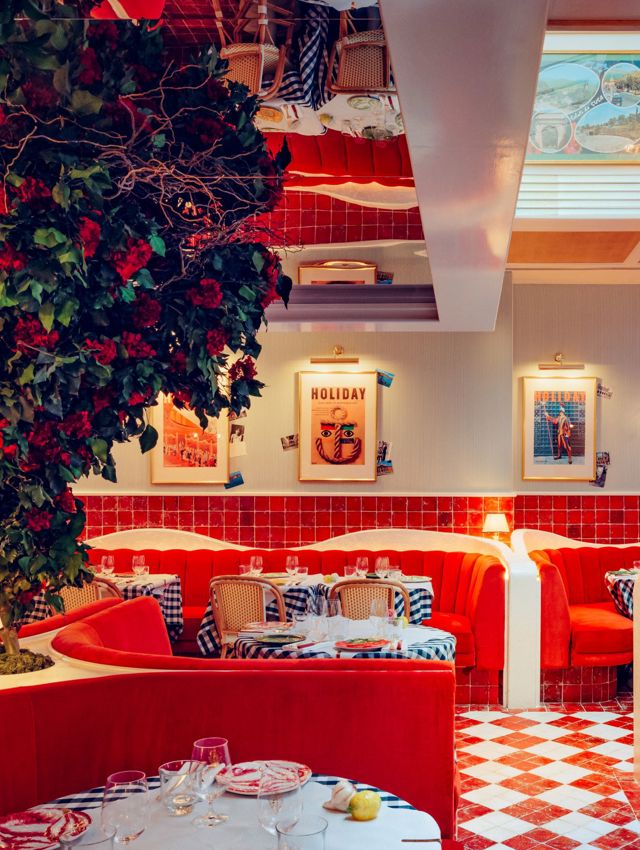 Big Mama Covent Garden Fluted Back Booth Restaurant Seating